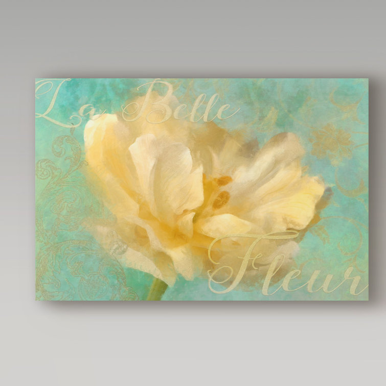 Ophelia & Co. La Belle Fleur I On Canvas by Cora Niele Print Wayfair